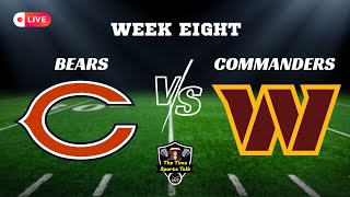 LIVE Chicago Bears Vs Washington Commanders LIVE Play By Play  Analysis [upl. by Nosreffej]