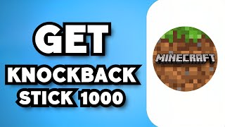 How To Get A Knockback 1000 Stick in Minecraft 2023 Guide [upl. by Otis]