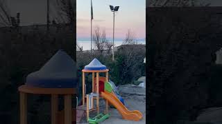 first italian sunset in tirrenia italy shorts shortsvideo italyvacation [upl. by Jeu]