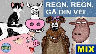 Regn regn gå din vei  og mye mer  Norske barnesanger [upl. by Akapol164]