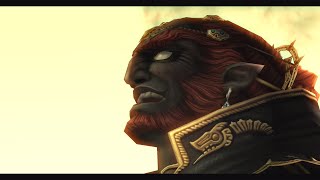 The Legend of Zelda Twilight Princess HD  The Dark Lord Ganondorfs Death Cutscene [upl. by Levona]