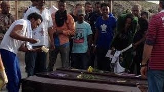 Lampedusa ceremony and burial for dead migrants [upl. by Emeline]