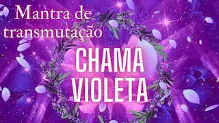 MANTRA DE TRANSMUTAÇÃO 💜 CHAMA VIOLETA 🌿 LIMPEZA ENERGÉTICA E CALMANTE ARCANJOS EZEQUIEL E AMETISTA [upl. by Faxun]