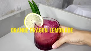 How to make easy Mocktail quotOrange Dragon Lemonadequot [upl. by Raychel546]