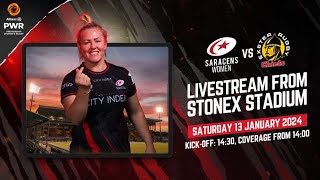 Allianz PWR Live  Saracens Women vs Exeter Chiefs [upl. by Nigen]