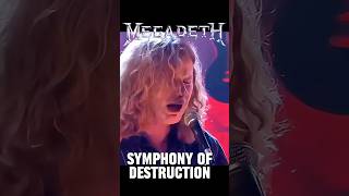 🔥 SYMPHONY OF DESTRUCTION  MEGADETH shorts metalmusic megadeth [upl. by Essyla]