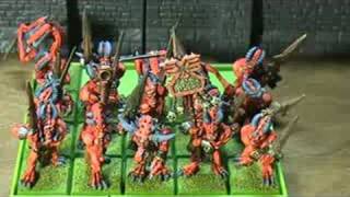 Warhammer Daemons 10 Bloodletters of Khorne [upl. by Dulcie]