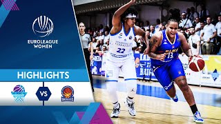 KSC Szekszard  Basketball Lattes Montpellier  Highlights  EuroLeague Women 202122 [upl. by Enier872]