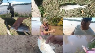 pesca en rio parana de las palmas NOS TAPO EL AGUA [upl. by Tallbot]