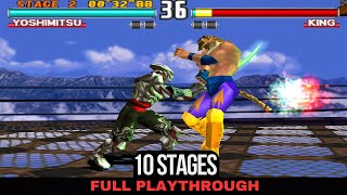 Tekken 3  Yoshimitsu Arcade Mode Full Playthrough [upl. by Doughty]