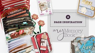 My Memory Book Tutorial  Page Inspiration 2 with Jodie Johnson [upl. by Olotrab]