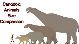 Cenozoic animals size comparison [upl. by Bethany31]