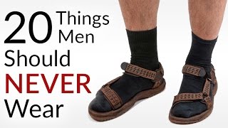 20 Things Men Should NEVER Wear  Outdated Trends To Avoid In 2024 [upl. by Solegna]