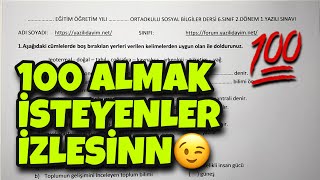 6Sınıf Sosyal Bilgiler 2Dönem 1Yazılı [upl. by Ozmo370]