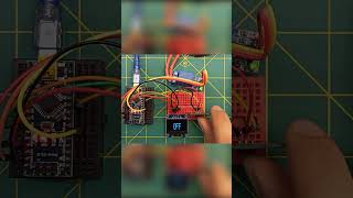 the capacitive touch sensor is shown in OLED with Arduino Nano and Relay  TTP223B arduino diy [upl. by Anamuj922]