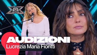 Ambra PIANGE per “Molecole” di Lucrezia  X Factor 2022  AUDIZIONI [upl. by Eeldarb117]