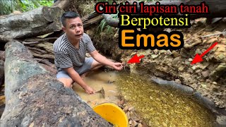 SANGAT BERUNTUNGJIKA ANDA MENEMUKAN SUNGAI SEPERTI INIINILAH CIRI CIRI SUNGAI YANG MENGANDUNG EMAS [upl. by Initof]