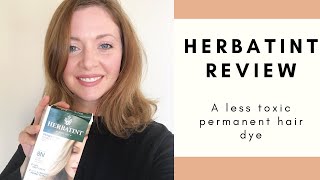 Herbatint Hair Color Gel Review and Tutorial 8N Light Blonde  a less toxic option [upl. by Jinny]