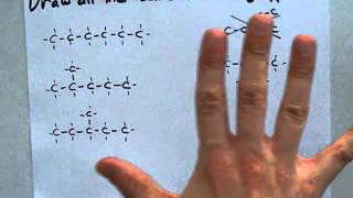 Draw the Isomers of hexane C6H14 [upl. by Berhley673]