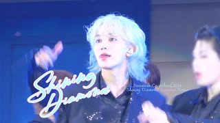 세븐틴 CARATLAND 2024  샤이닝 다이아몬드Shining Diamond 정한 직캠 Jeonghan Focus [upl. by Ordnagela347]