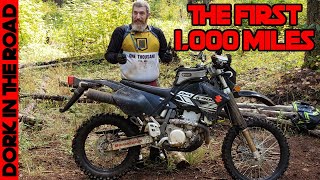 1000 Mile Suzuki DRZ400S Review The Most Fun Ive EVER HAD on a Motorcycle [upl. by Llehsram]