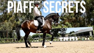 HOW TO TRAIN PIAFFE three secrets [upl. by Jarret495]