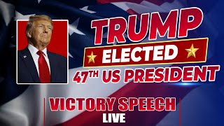 BREAKING  US Election Results  Donald Trump speaks after winning the 2024 Presidential Election [upl. by Coffin863]