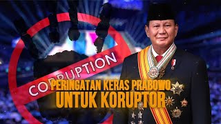 Peringatan Keras Prabowo Untuk Koruptor  Kabar Petang tvOne [upl. by Anjali884]