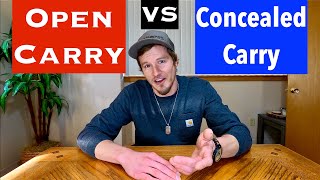 Open Carry vs Concealed Carry  Table Talk [upl. by Zsazsa746]