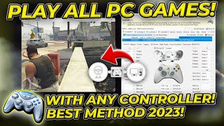 2024🔧How To Play All PC Games With Any Controller or Generic USB Gamepad X360CE✔️ [upl. by Ettenauq]