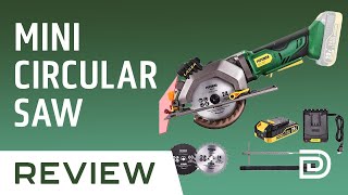 POPOMAN Cordless Mini Circular Saw Review  POPOMAN TOOLS Mini Saw [upl. by Codding279]