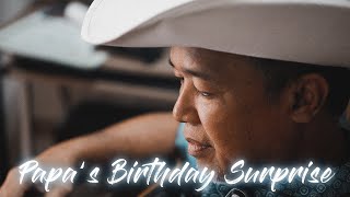 Papas Birthday Surprise  Cinematic Vlog  Sony a6000  Meike 25mm f18 [upl. by Hgielyak]