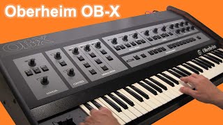 Oberheim OBX Demo [upl. by Ydeh]