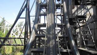 Saw  The Entire Ride Front Row Seat onride HD POV Thorpe Park [upl. by Osanna]