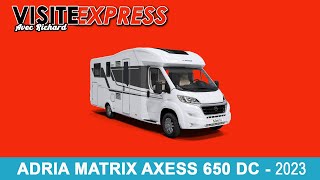 ADRIA MATIX AXESS 650 DC  2023 [upl. by Akela]