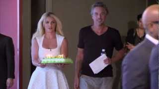 Britney Spears Sings Happy Birthday to LA Reid  THE X FACTOR USA [upl. by Lysander862]