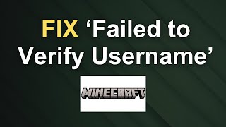 How to Fix Failed to Verify Username in Minecraft Aternos [upl. by Ecerahs]