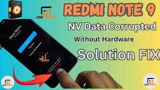 Redmi Note 9 NV Data is Corrupted Fix Solution Without Hardware Method Without ENG imei null fix [upl. by Ardyth816]