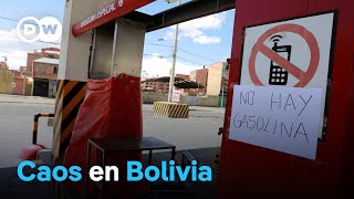 Bolivia se hunde en una crisis económica y política [upl. by Irodim]