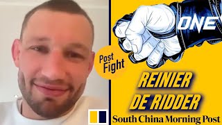 Reinier De Ridder reveals changed mentality heading into Anatoly Malykhin rematch at ONE 166 [upl. by Athiste]