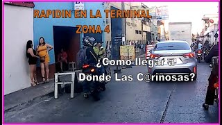 ¿Cómo llegar a la Terminal zona 4 Guatemala donde las criñ0sas de la terminal Wrong route Guatemal [upl. by Demmahom7]