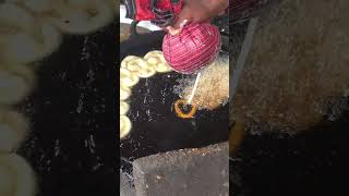 Delicious Street Food Making The Most Famous Jilapi Dessert 😋🤤 shorts streetfood [upl. by Hsoj]