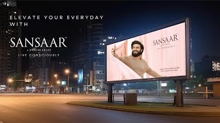 Sansaar Billboards Elevating Conscious Living at Airport Road Mumbai [upl. by Oinotnaesoj]