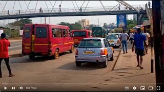 The TETTEH QURASHIE INTERCHANGE Accra Ghana [upl. by Rickey520]