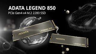 ADATA LEGEND 850 PCIe Gen4 x4 M2 2280 SSD [upl. by Irmine918]