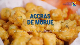 La recette des accras de morue avec jecuisinecreole [upl. by Erdied164]