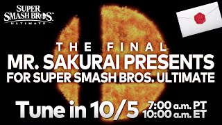 REACTION LIVE  Super Smash Bros Ultimate The Final “Mr Sakurai Presents”  SORA  9232021 [upl. by Tavie]