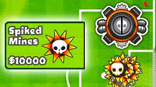 The NEW Spiked Mines Tech Does SUPER Damage Bloons TD Battles [upl. by Oni32]