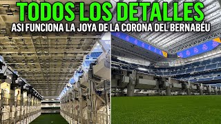 💥 MARAVILLAS de la INGENIERÍA ASÍ SE COLOCA el CÉSPED RETRÁCTIL del SANTIAGO BERNABÉU [upl. by Fuller]