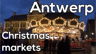 Kerstmarkt in Antwerpen [upl. by Harwill368]